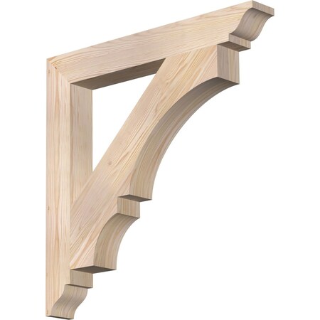 Ekena Millwork Balboa Traditional Smooth Bracket, Douglas Fir, 3 1/2"W x 28"D x 28"H BKT04X28X28BOA01SDF